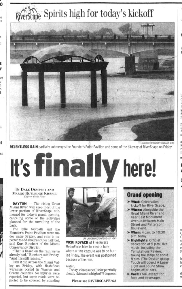 PHOTOS: Remembering when RiverScape MetroPark opened 20 years ago