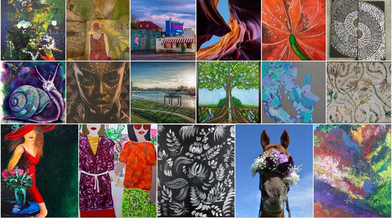 Art in the City contest entries in Dayton for 2020.