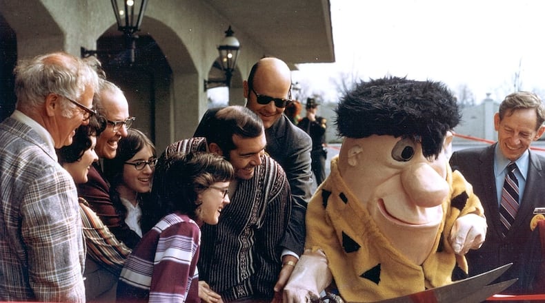 In the 1972 photo, Hitson family celebrates the opening of Kings Island.