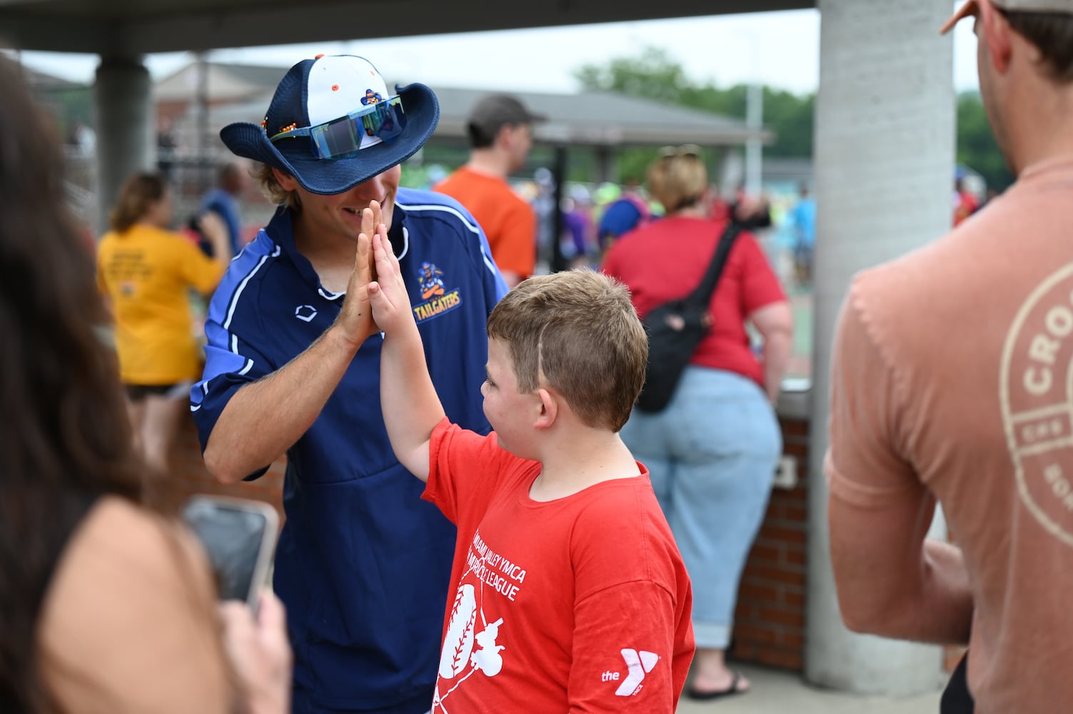 Savannah Bananas make a surprise visit to Nuxhall Miracle League in Fairfield