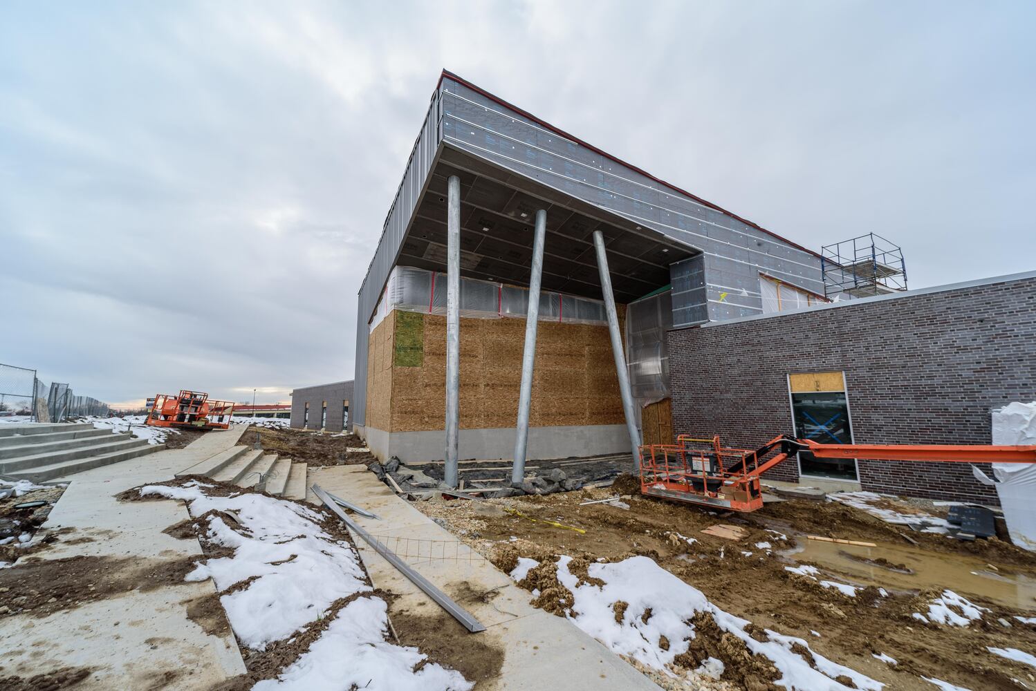 PHOTOS: A look at construction at the Dayton Metro Library’s new Huber Heights Branch