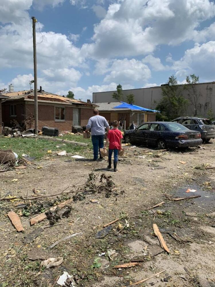 PHOTOS: People helping people after devastating tornadoes strike Miami Valley