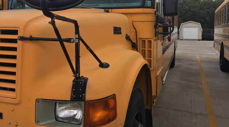 State patrol troopers are following Springfield school buses this week to look for violators. Allyson Brown/Staff
