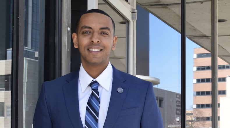 Senay Semere was arrested on Saturday, May 30, during protests in downtown Dayton. Semere says he does not understand why he was arrested and hopes the low-level misdemeanor charges are dismissed. CONTRIBUTED