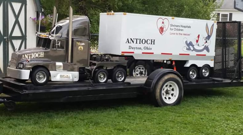 Police have already recovered a trailer used to transport the little semi-truck cab and its little trailer, but the cab and little trailer have not been found, said Riverside Police Department Chief Frank Robinson. RIVERSIDE POLICE / CONTRIBUTED