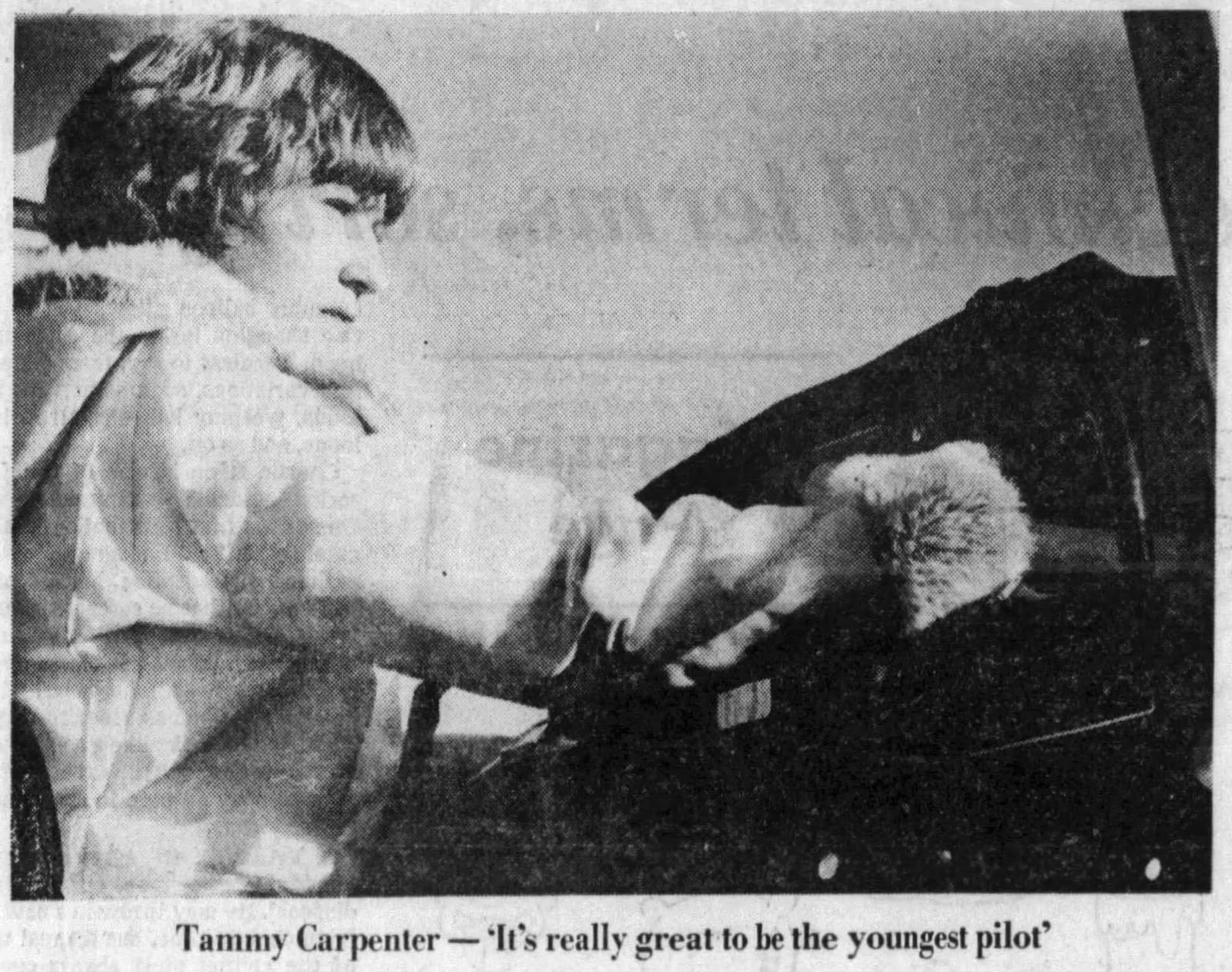 Tammy Carpenter became a licensed pilot at the age of 17 in 1976. DAYTON DAILY NEWS ARCHIVES