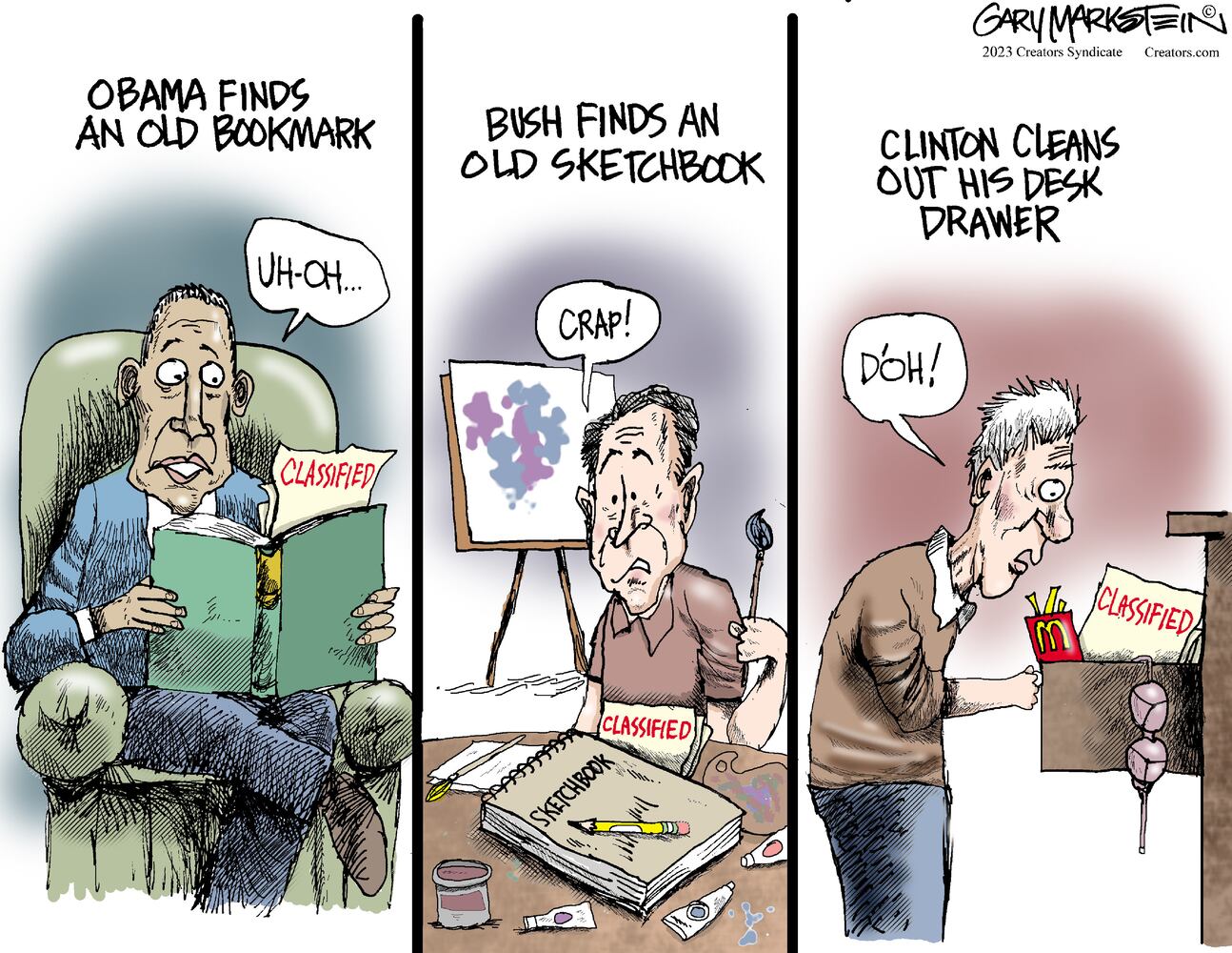 WEEK IN CARTOONS: Classified documents, mass shootings and more