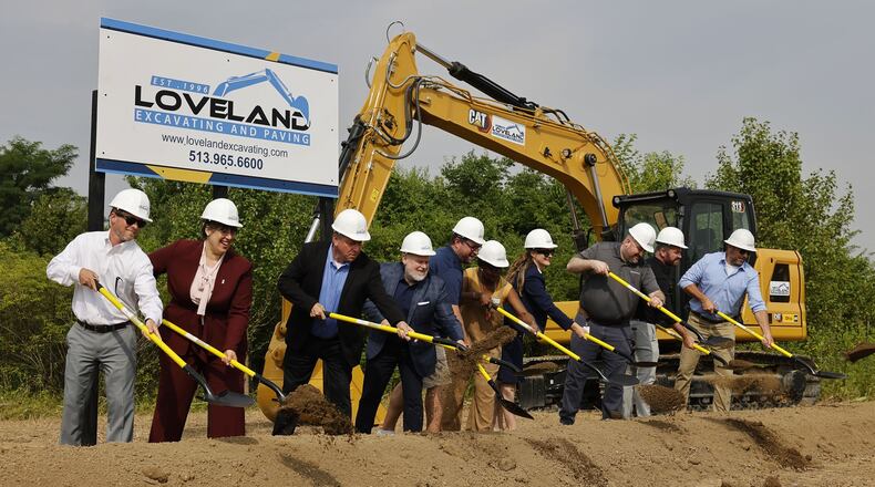 The City of Middletown held a groundbreaking ceremony Wednesday, June 19, 2024 for the $200 million Renaissance Pointe development that will be located at the corner of S.R. 122 and Union Rd. in Middletown. NICK GRAHAM/STAFF