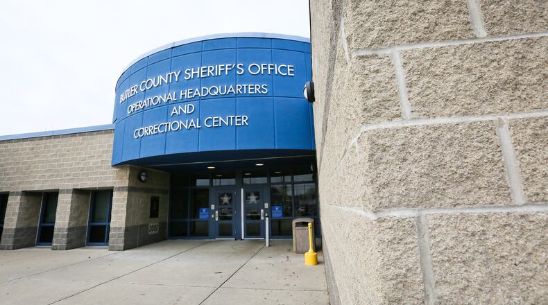 A woman was hit by a vehcile in the 700 block of Hanover Street in Hamilton, in front of the Butler County Sheriff’s Office. FILE