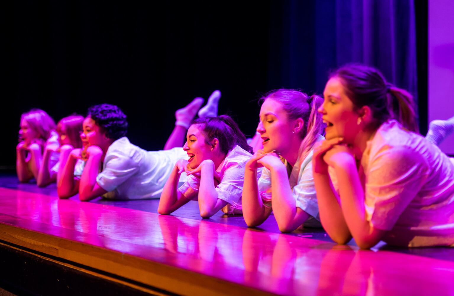 Madison students rehearse for upcoming "Grease" musical