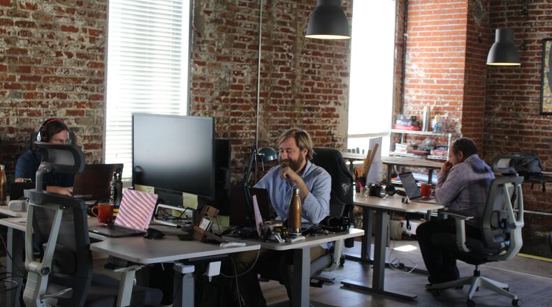 The Wilderness Agency’s offices in east Dayton belong on the short list of coolest places to work in Dayton. CORNELIUS FROLIK / STAFF