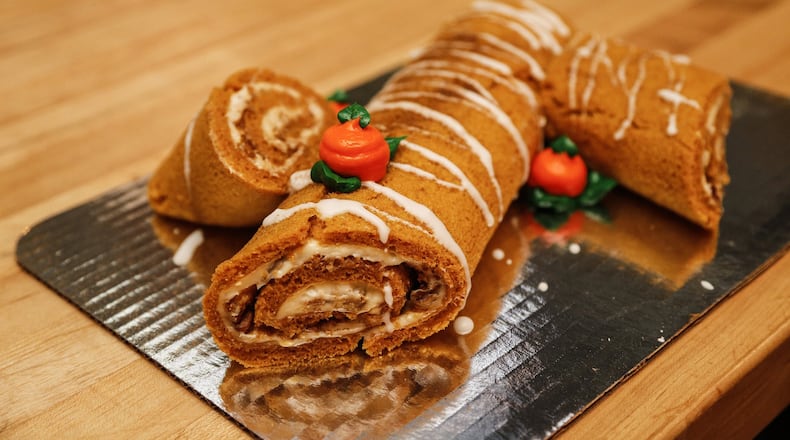 Pumpkin ginger crunchy roll. (Junfu Han/Detroit Free Press/TNS)