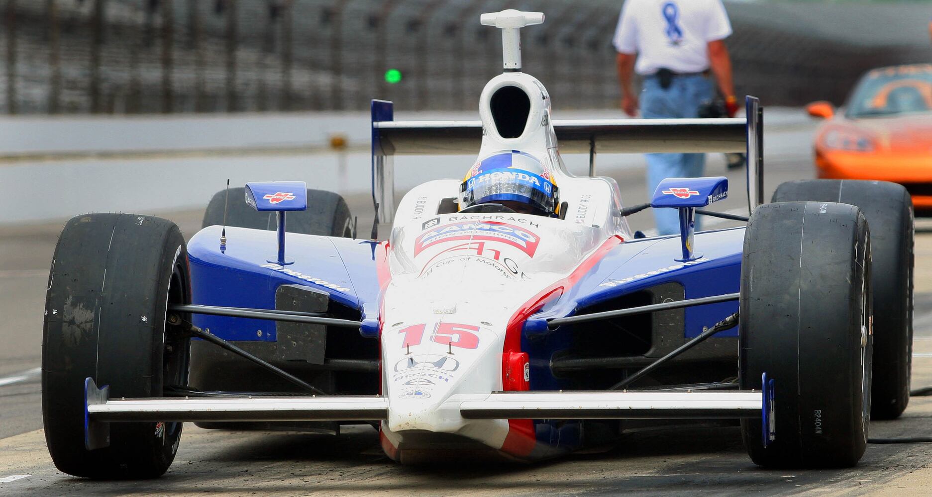 Skip Peterson at the Indy 500