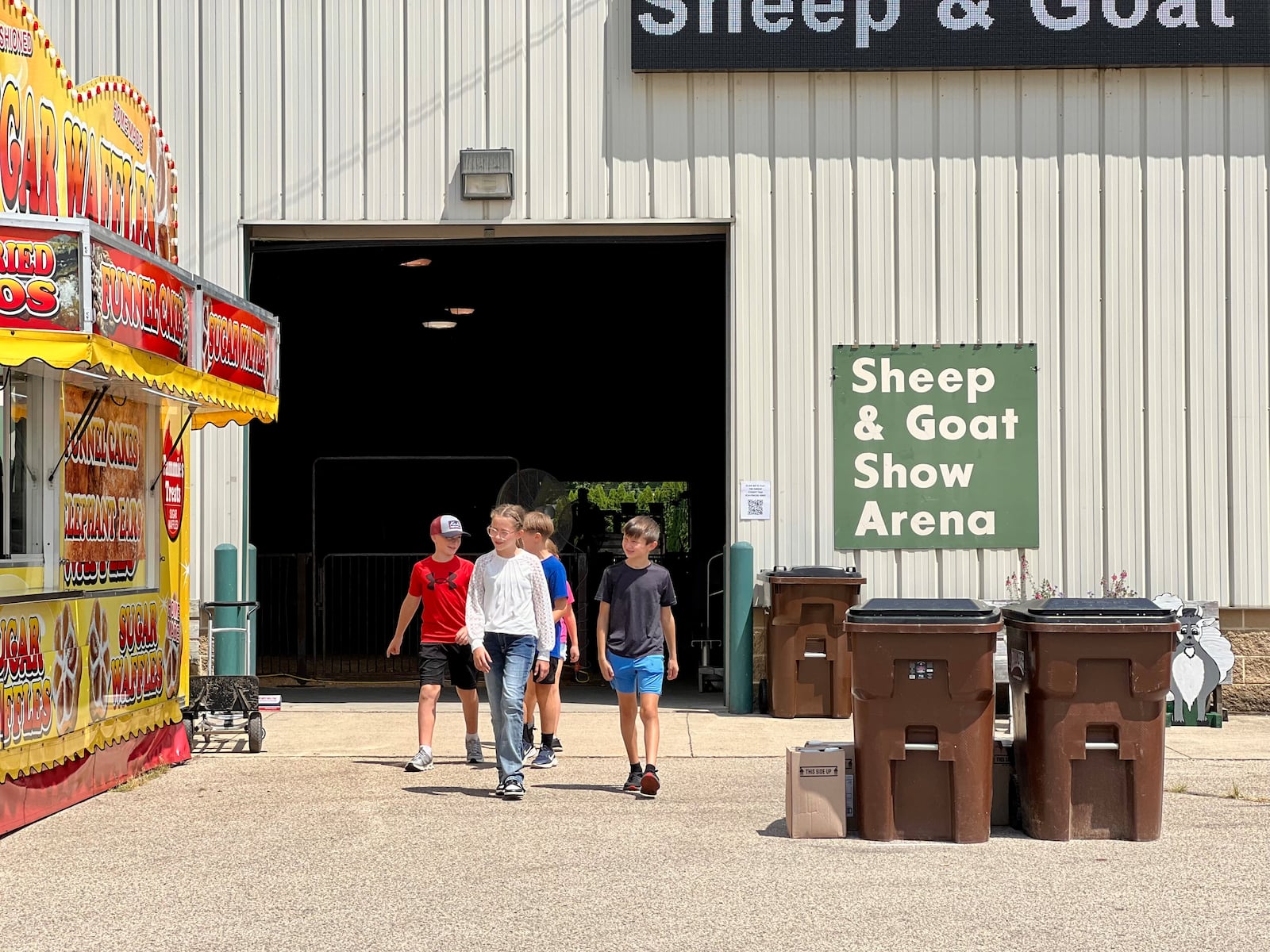 The Greene County Fair was off to a muggy start on Sunday, with temperatures  in the mid-80s and humidity levels just as steep. AIMEE HANCOCK/STAFF