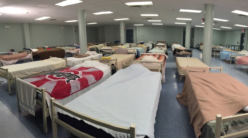 St. Vincent de Paul reported an "urgent" need for sheets, towels, blankets and towels as the shelter houses nearly 600 guests, including more than 80 children, a night. It's the highest number of nightly guests in the shelter's history. Photo courtesy St. Vincent de Paul - Dayton.
