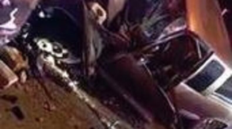 The Ohio State Highway Patrol is investigating a crash Sunday night, Nov. 6, 2016, on Urbana Road in Clark County. (Sierra Ross/Contributed)