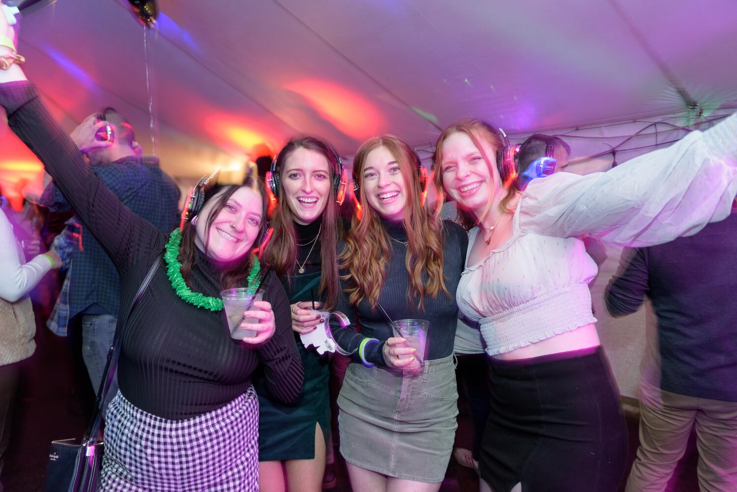 PHOTOS: Did we spot you at Dayton's New Year's Eve Ball Drop and Silent Disco at Yellow Cab Tavern?