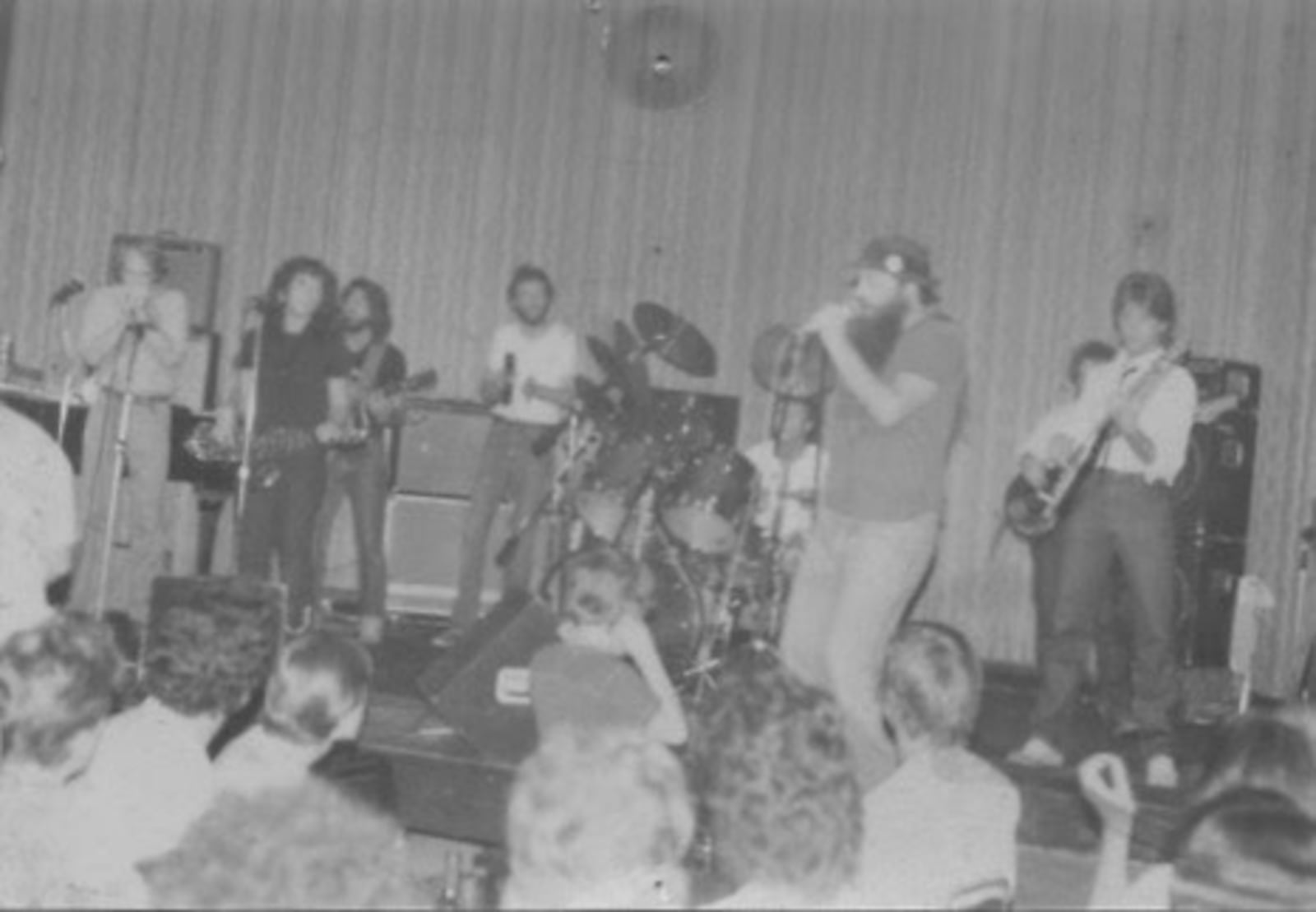 The Slugs line up included Micheal Bashaw, harmonica, saxophone and flute; Jim Dwyer, lead vocals; Bill Hinkley, drums; Dick Roll, bass; Joe Tuss, rhythm guitar; Nancy Wright, saxophone; and Zach Zunis, lead guitar. CONTRIBUTED