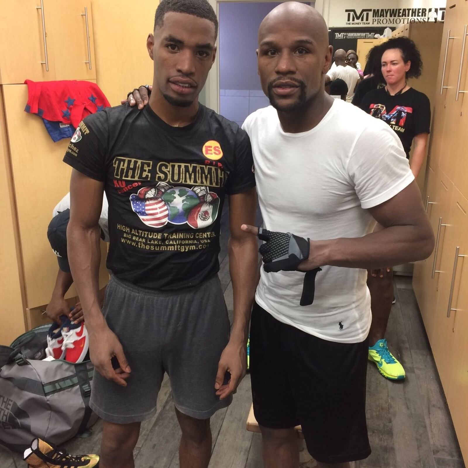 Trotwood native Daquan Mays (left), a former sparring partner for world champion Floyd Mayweather, will make his professional debut Saturday night in Indianapolis. CONTRIBUTED
