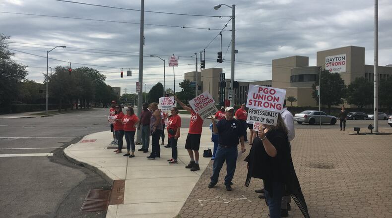 Montgomery County Children Services union workers voted on Wednesday to reject the county’s final contract offer. WAYNE BAKER/STAFF