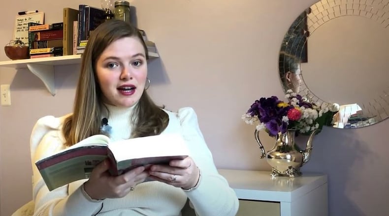 Shannon Cothran talks to viewers on her YouTube channel, Shannon Kate.