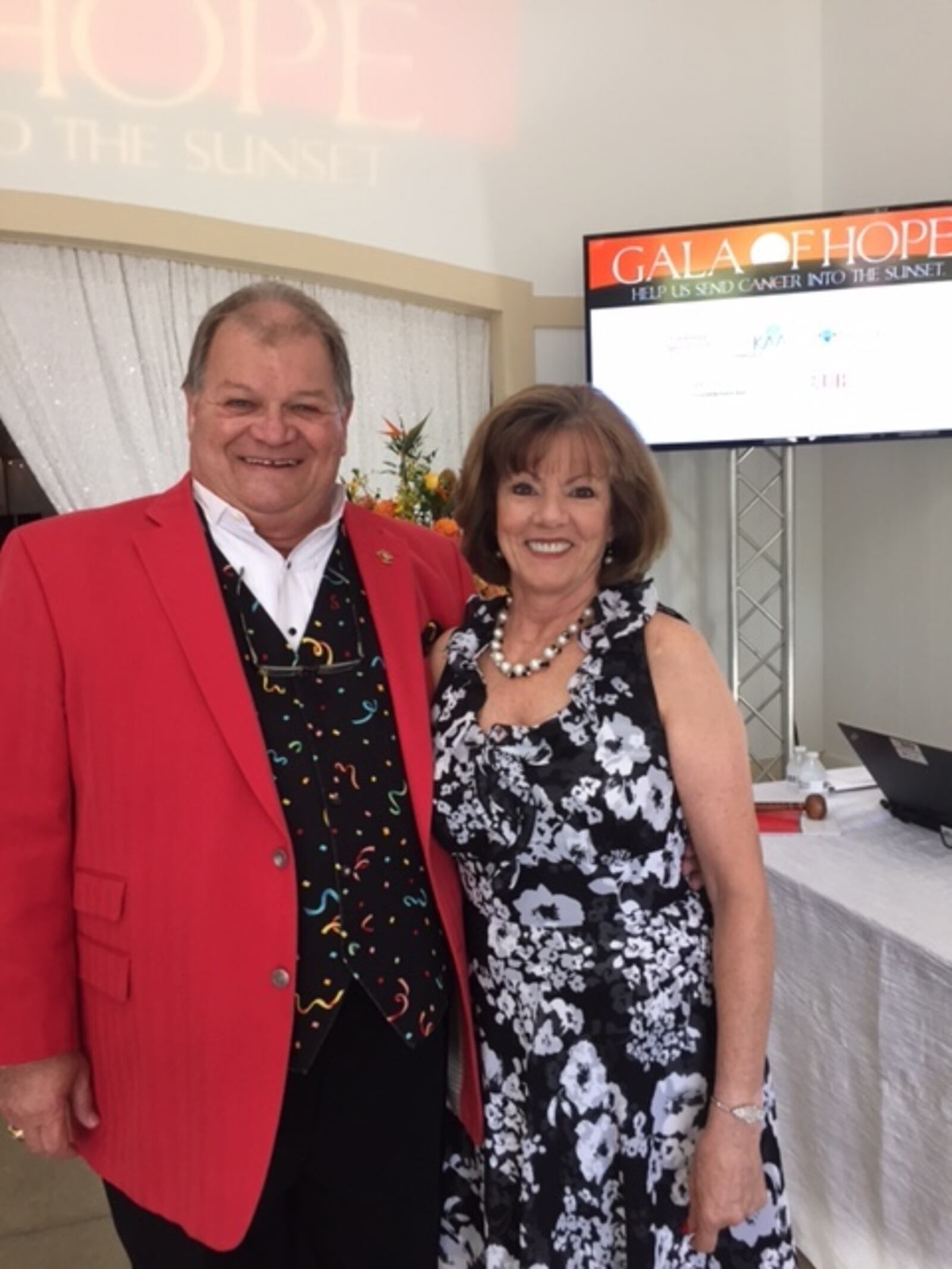 Doug Sorrell with his wife, Diana.