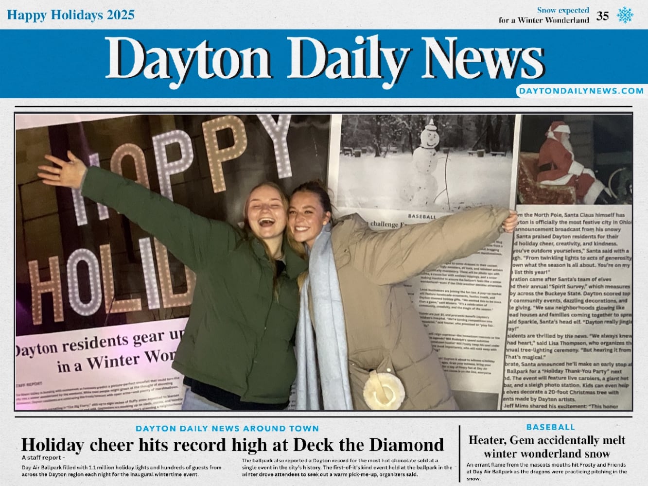 Did we spot you at Deck the Diamond?