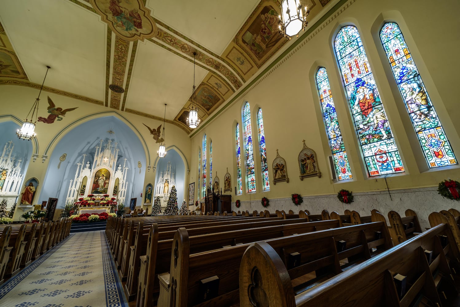 PHOTOS: A breathtaking look at Holy Trinity Catholic Church on Christmas Eve morning