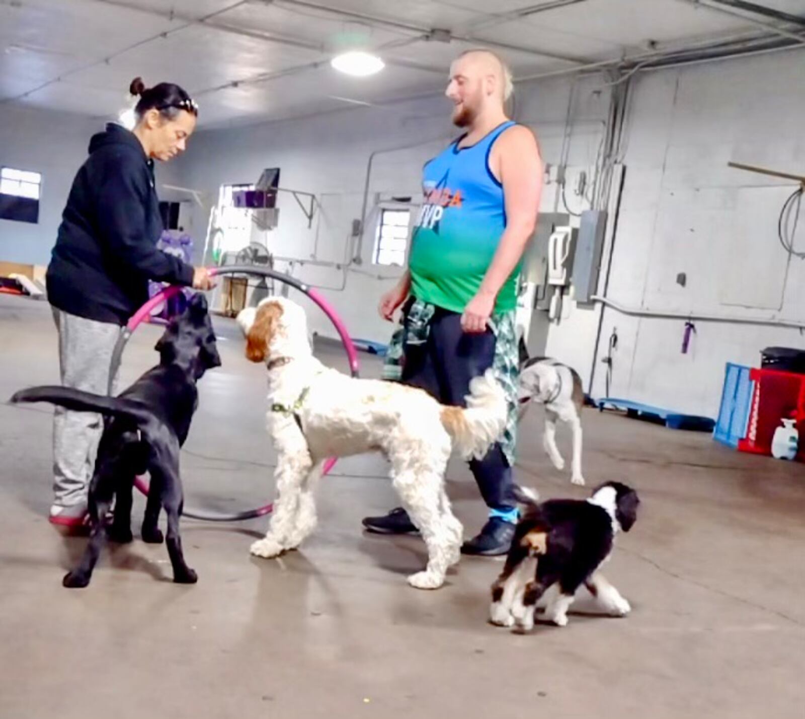 Bahati & Frey's Place offers enrichment opportunities for dogs and fitness options for their owners. CONTRIBUTED
