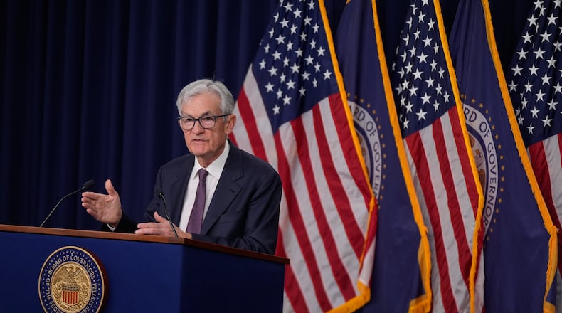 Federal Reserve Chair Jerome Powell speaks during a news conference Wednesday, March 18, 2026, in Washington. (AP Photo/Manuel Balce Ceneta)