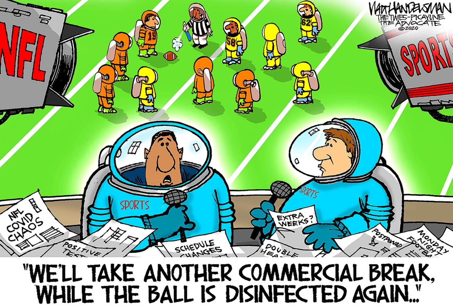 Week in cartoons: Town halls, Amy Coney Barrett and more
