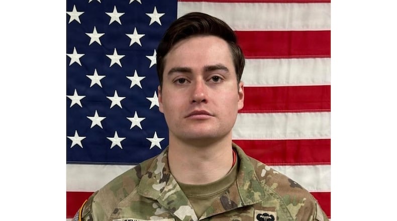 This image provided by the U.S. Army shows U.S. Army Sgt. Benjamin N. Pennington, 26, of Glendale, Ky. (U.S. Amy via AP)