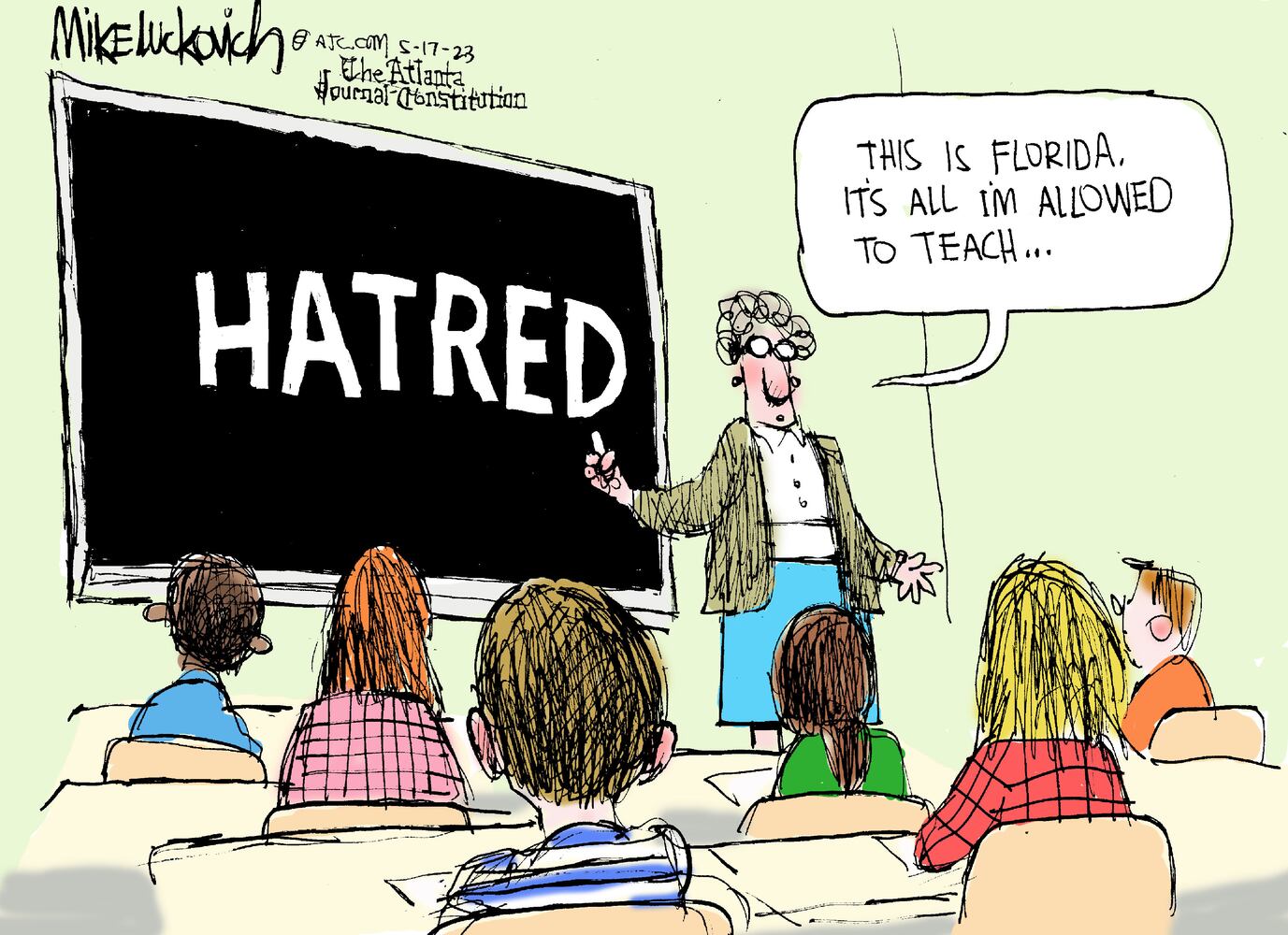 CARTOONS: Mike Luckovich, May 18, 2023