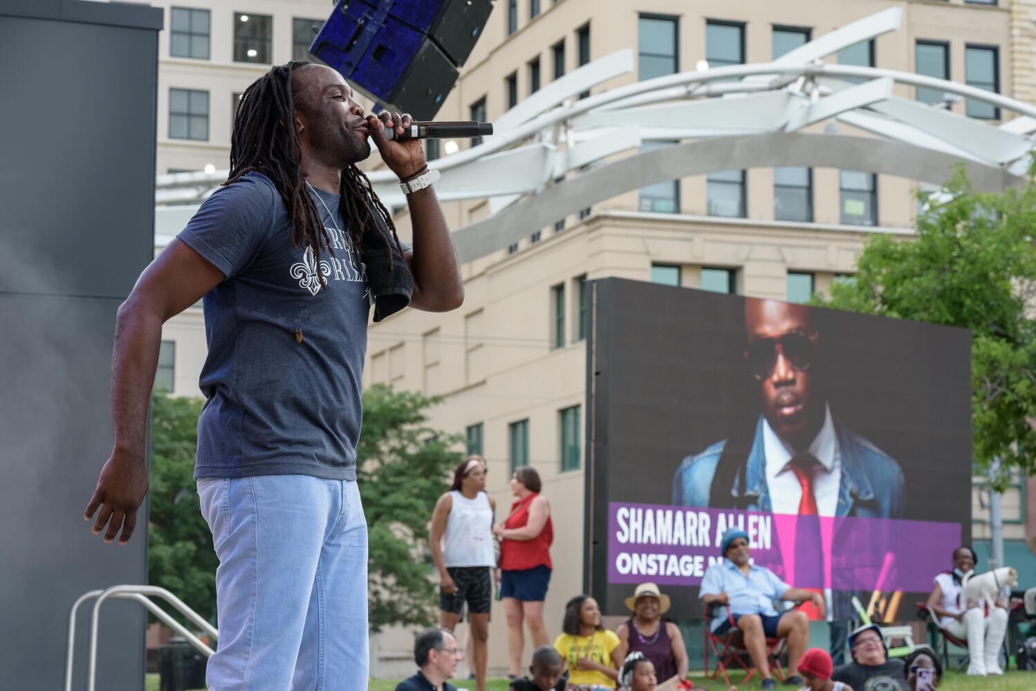 PHOTOS: Shamarr Allen kicks off the 2021 Levitt Pavilion Dayton concert season!