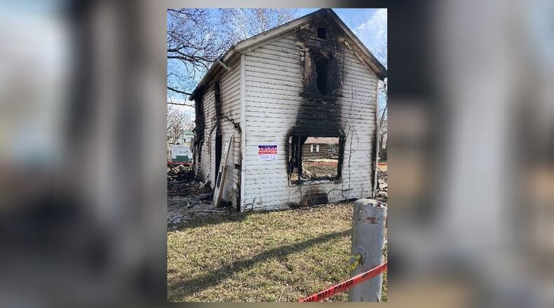 The Blue Ribbon Arson Committee is offering a $5,000 reward for a West north Street house fire on Jan. 28, 2023, that was ruled arson. Photo courtesy the Ohio State Fire Marshal.
