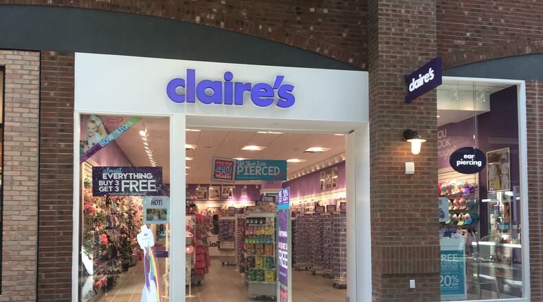 Claire’s recently opened a new location inside the Foundry, Liberty Center’s indoor mall. ERIC SCHWARTZBERG/STAFF