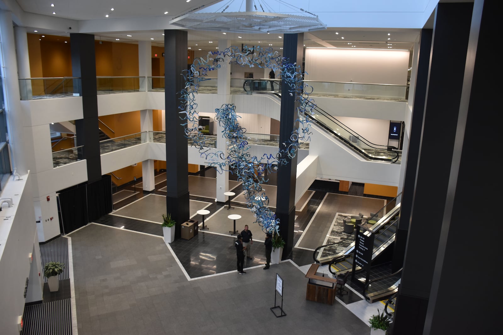 The lobby of the Dayton Convention Center. CORNELIUS FROLIK / STAFF