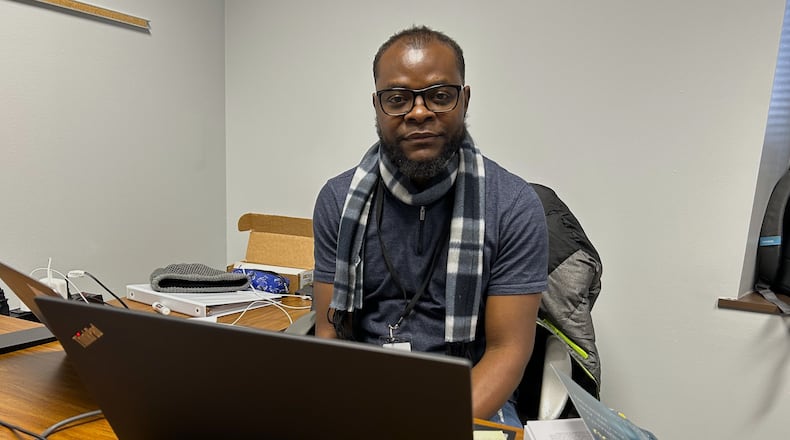 Vilès Dorsainvil, president of the Haitian Community Help and Support Center in Springfield, hears a lot of concerns from the Haitian community about Trump's immigration orders. JESSICA OROZCO/STAFF