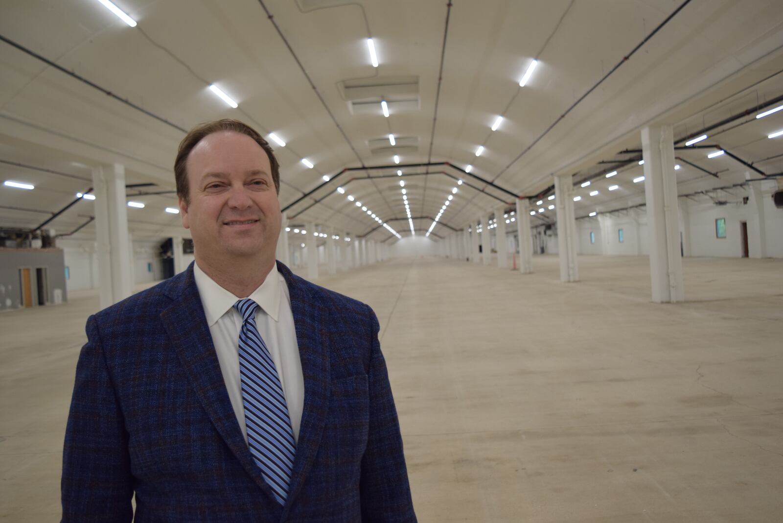 Christopher Graham, chief executive of the Community Blood Center/Community Tissue Services, at 950 Forrer Blvd., in the Kettering Business Park. CONTRIBUTED