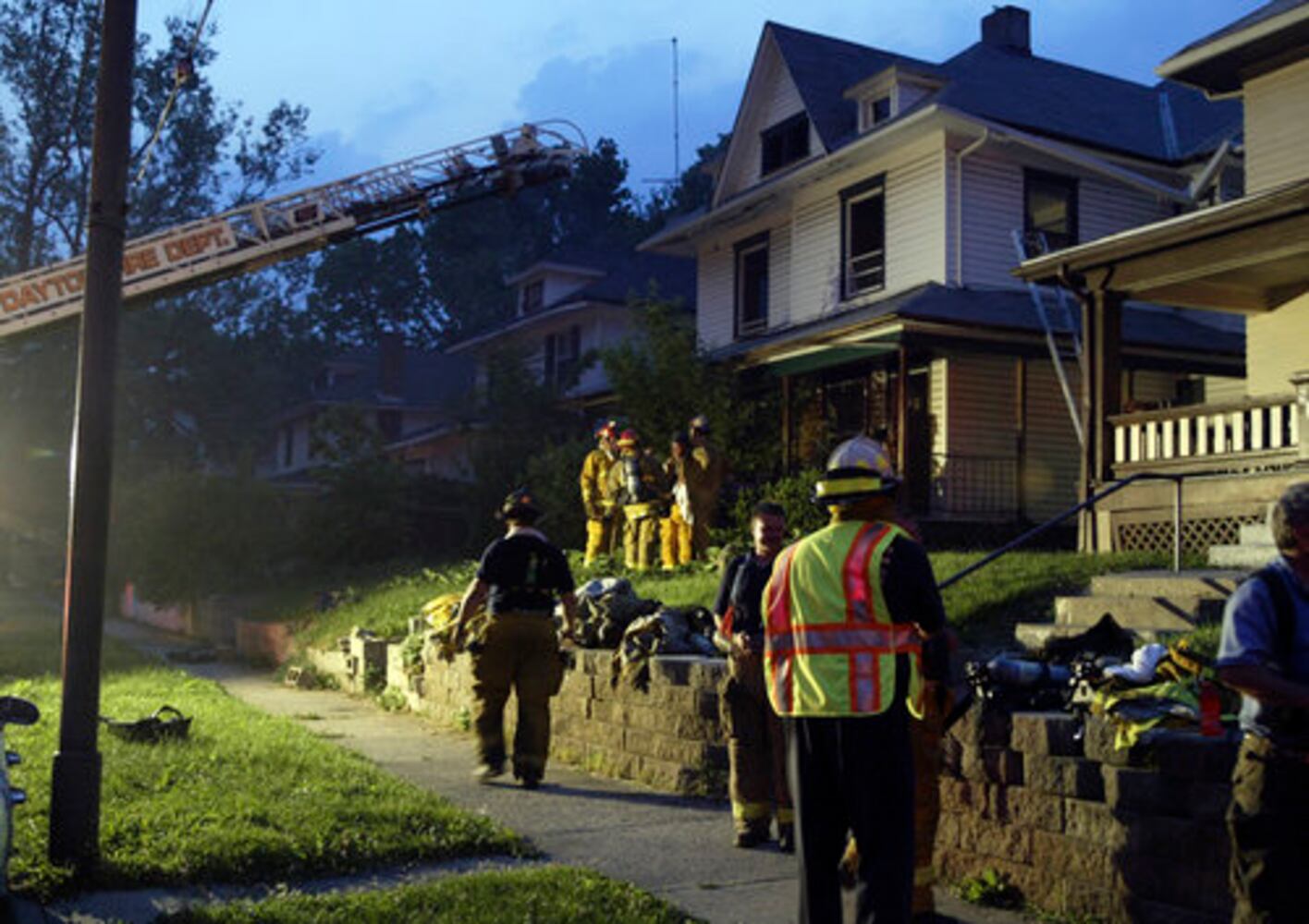 Fire at multi-family home