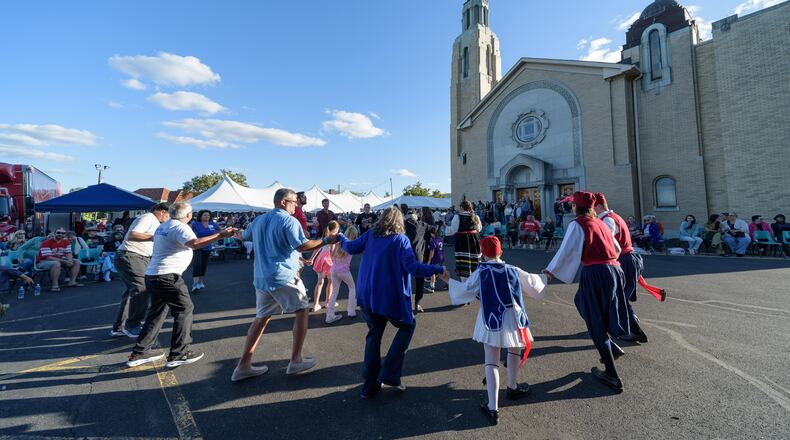 The 66th annual Dayton Greek Festival returned after a 2023 hiatus to the Annunciation Greek Orthodox Church in Dayton’s Grafton Hill Historic District from Friday, Sept. 6 through Sunday, Sept. 8, 2024. Here’s a look at scenes from Saturday’s festivities. TOM GILLIAM / CONTRIBUTING PHOTOGRAPHER