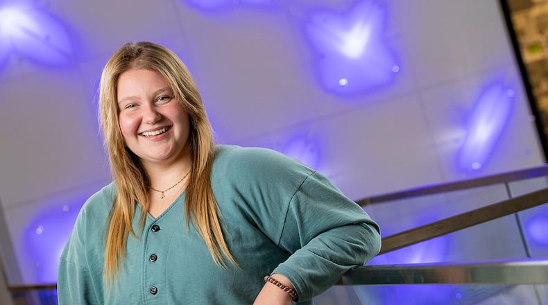 Drew Sprenkel, 18, is already a junior neuroscience major at Wright State University. Contributed