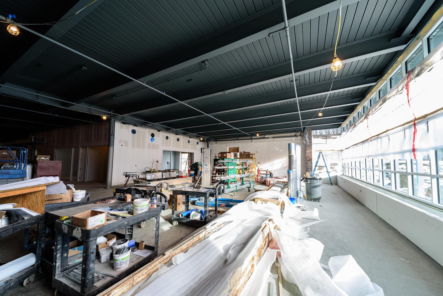 PHOTOS: A look at construction at the Dayton Metro Library’s new Huber Heights Branch