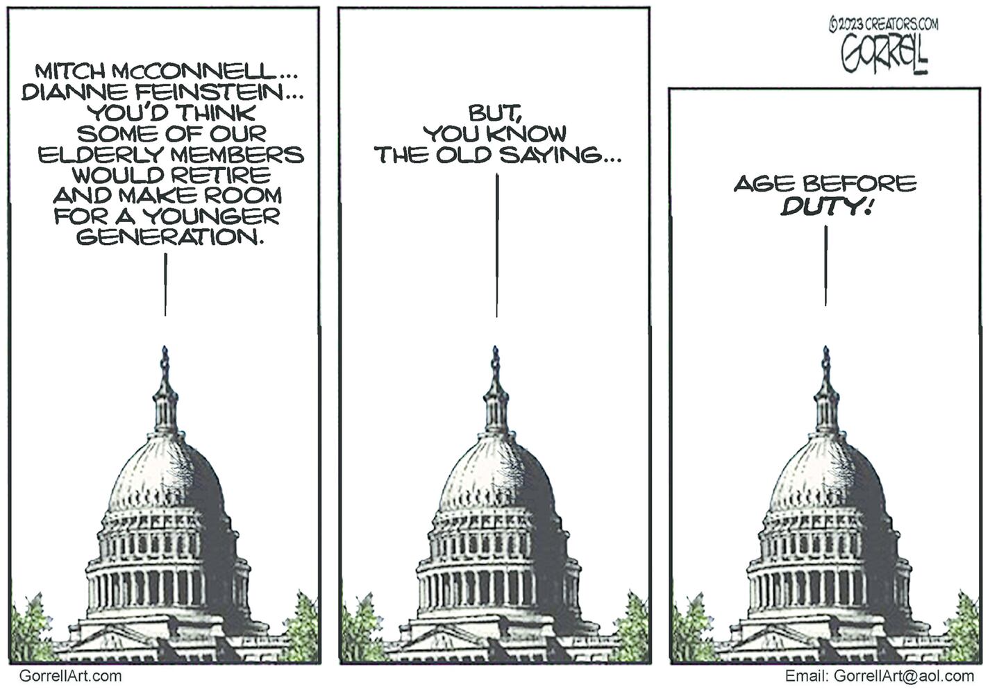 CARTOONS: Bob Gorrell, Sept. 7, 2023