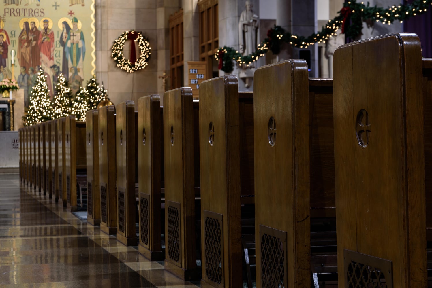 PHOTOS: A look inside St. Anthony of Padua Catholic Church decorated for Christmas