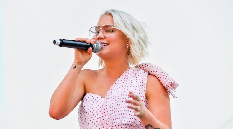 NASHVILLE, TN - JUNE 09:  (EDITORIAL USE ONLY) RaeLynn performs during the 2018 CMA Music festival on June 9, 2018 in  (Photo by Erika Goldring/Getty Images)