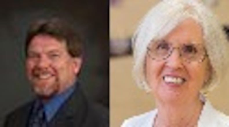 Don Minton and Nancy Brown are two of the three candidates seeking seats on the Bethel Twp. board of trustees. The third candidate, Richard Reynolds, didn’t respond to the Springfield News-Sun Voter’s Guide. Contributed photo