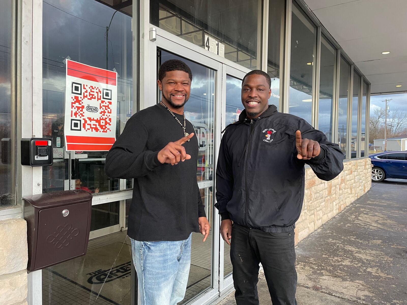 Steven Earnest, owner of Lord of the Wings, and Michael Baxter, owner of Mother Clucking Chicken Coop, will battle it out in March at The Arena Sports Bar to find out who has the best chicken in Dayton. NATALIE JONES/STAFF
