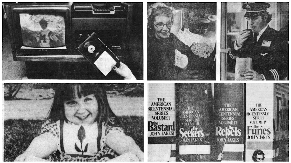 This Week in Dayton History from 50 years ago: Kettering author John Jakes, airport popcorn, early VCR's and more. DAYTON DAILY NEWS ARCHIVES