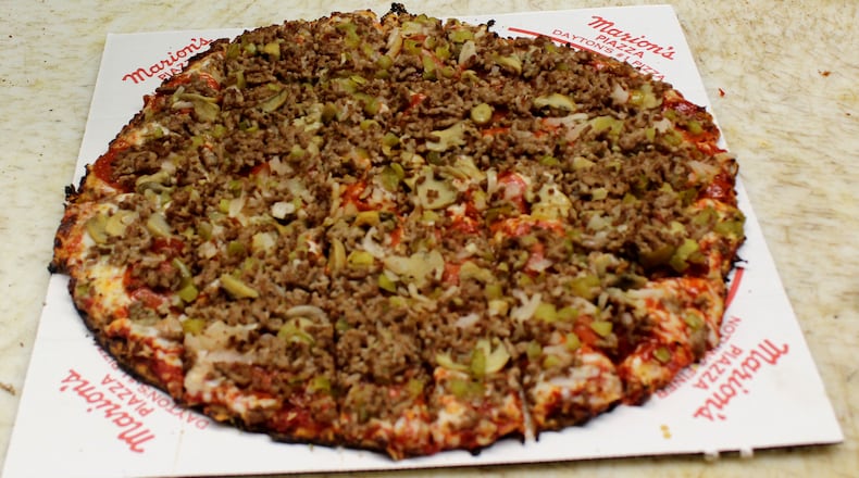 Marion’s Piazza is a Dayton favorite for square-cut pizza. FILE